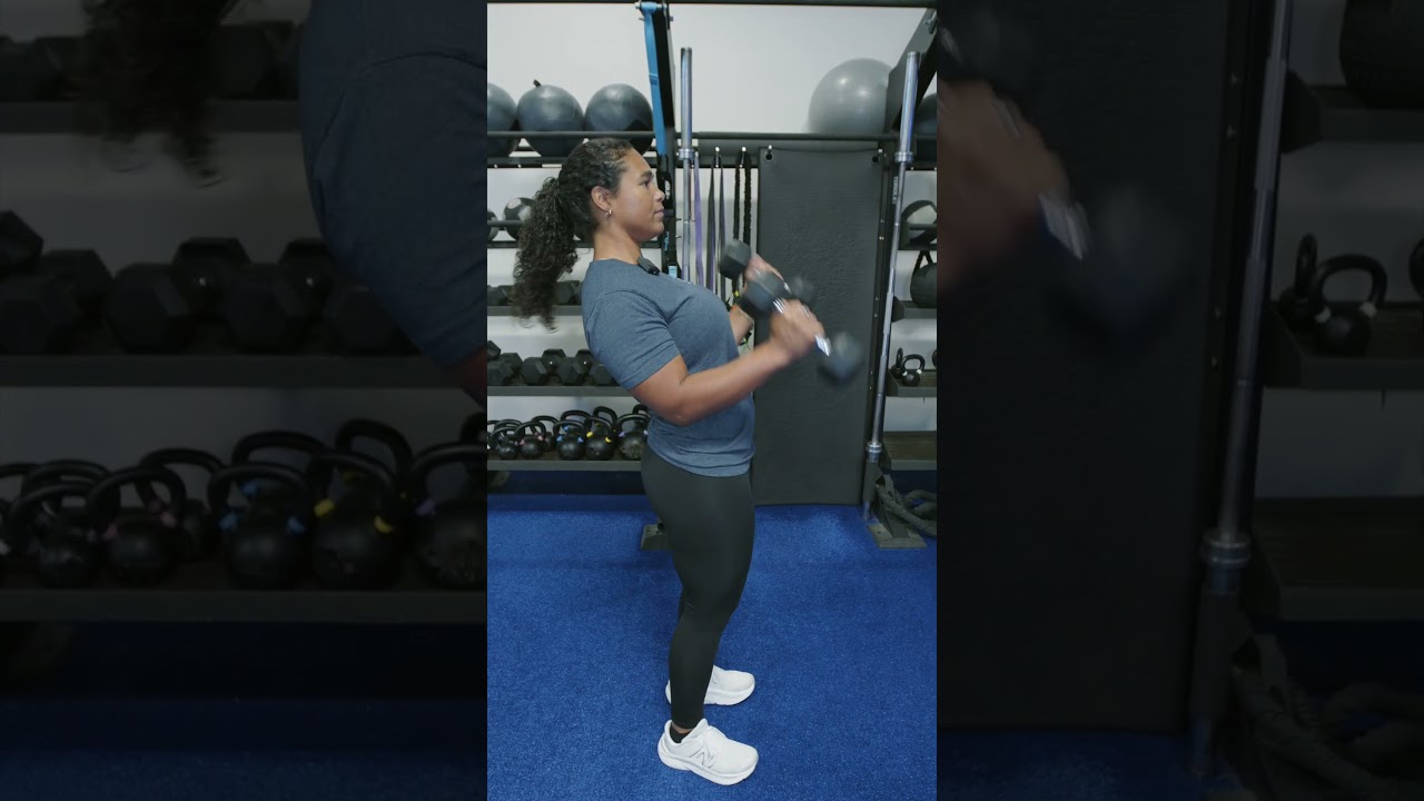 Bicep curls: try less weight for better results & less injury #joinbfit #evansville #newburgh