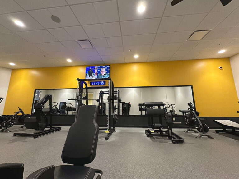 Evansville gym fitness East weights glutes studio