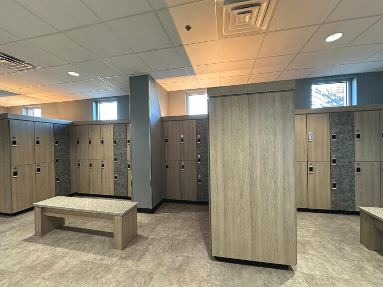 Gym locker room Evansville