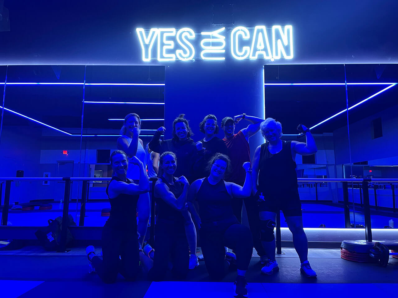 Group Fitness class at Newburgh BFit Gym