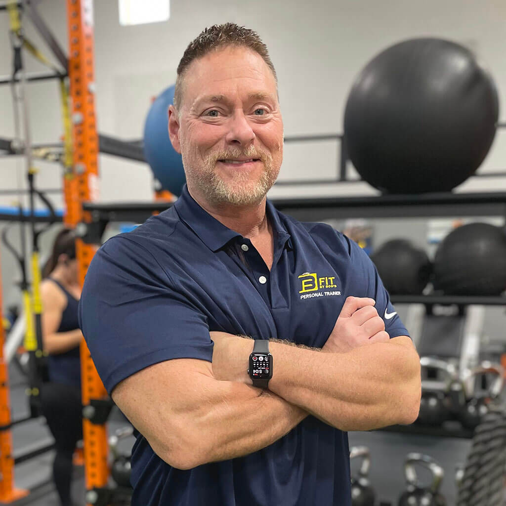 Sports trainer Glenn Ubelhor at BFit Gym in Evansville