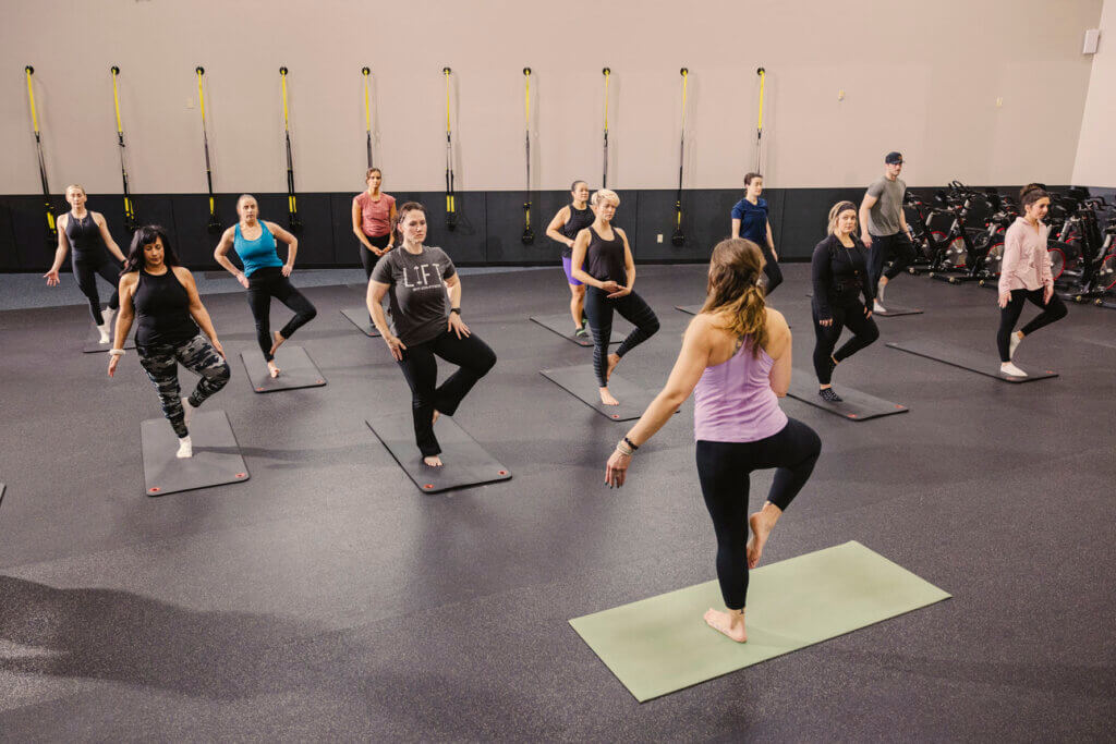 Yoga class in Evansville taught by a certified yoga instructor